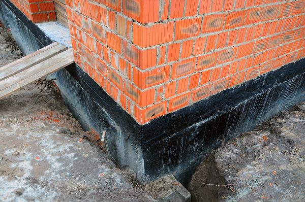 Brick Foundation Waterproofing in Kernersville